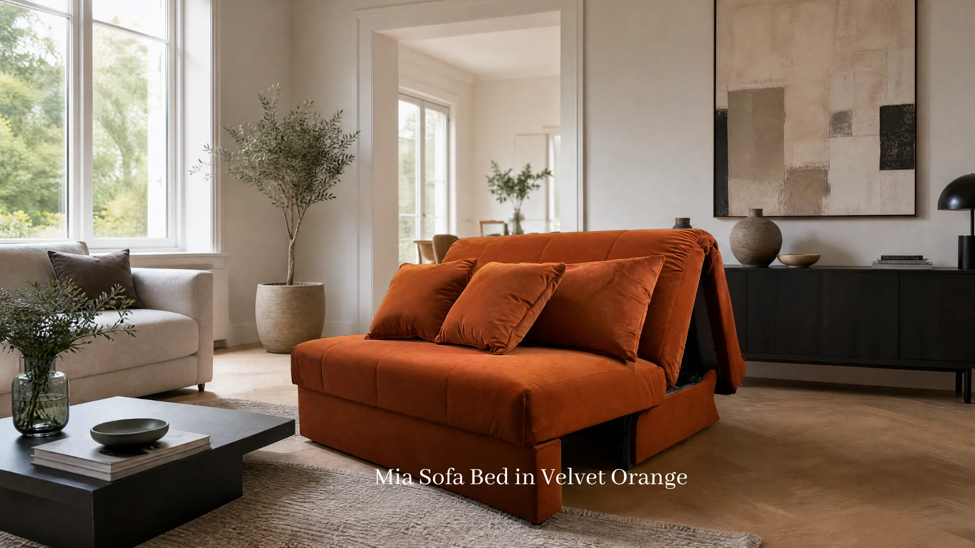 Mia Roll Out Action Sofa Bed - Image 4